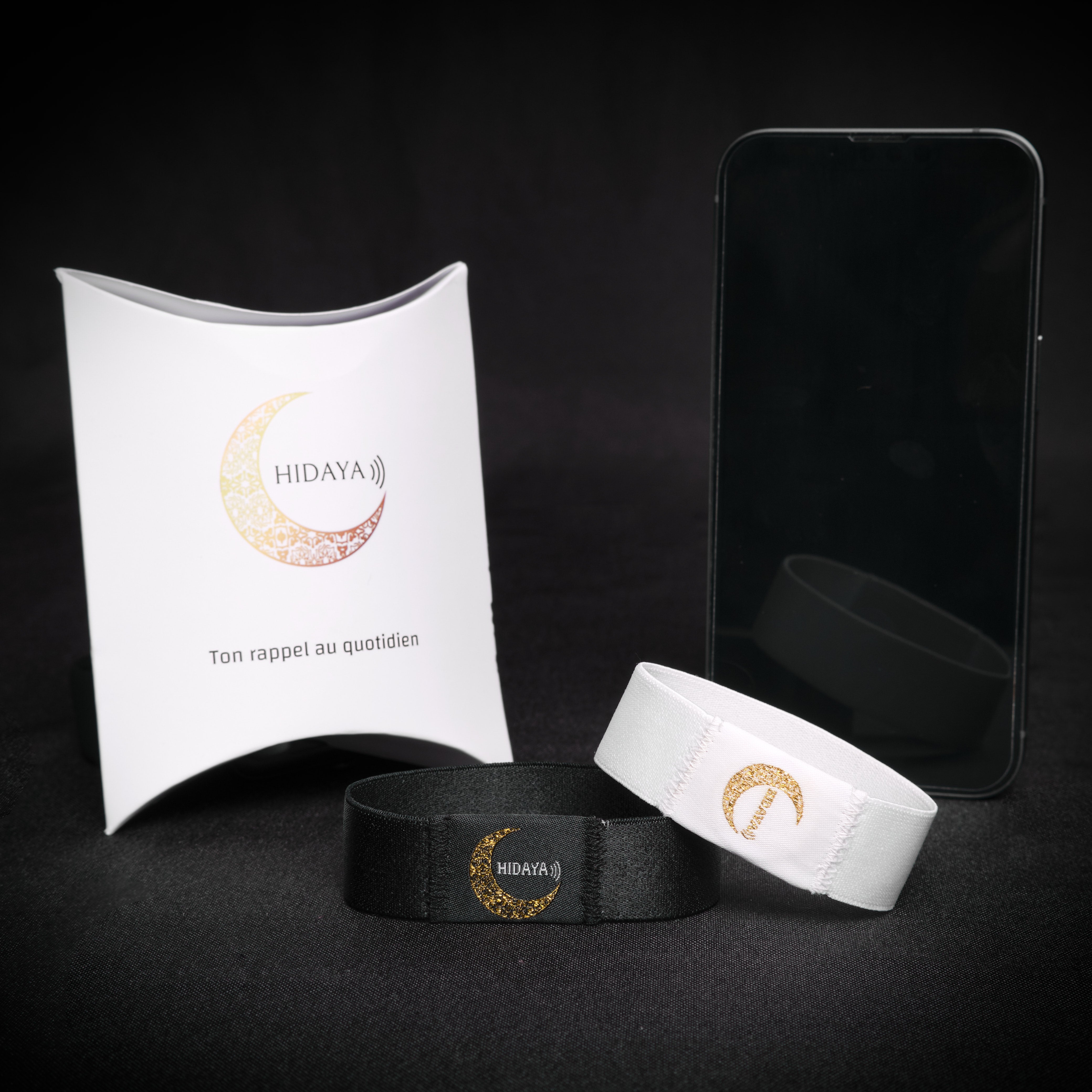 Black Daily Reminder Bracelet